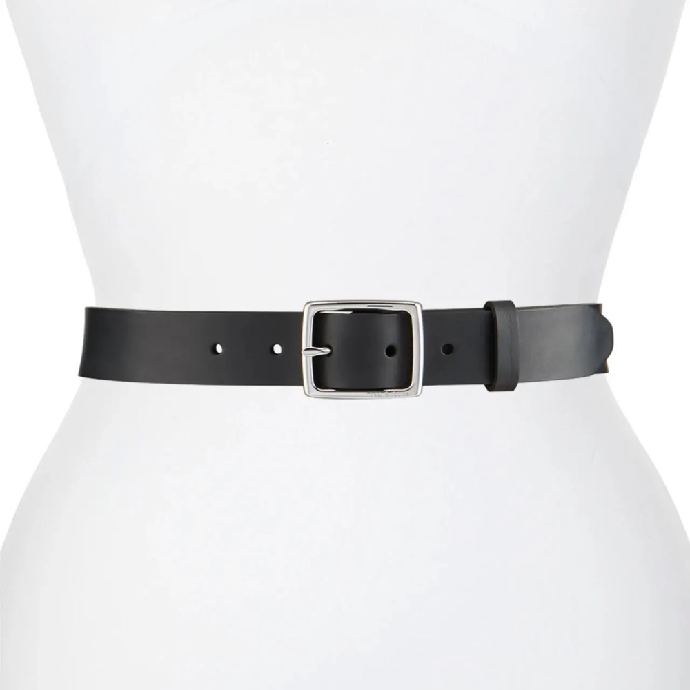 NWT Rag & Bone Boyfriend Belt Leather, Black Sz Medium $175